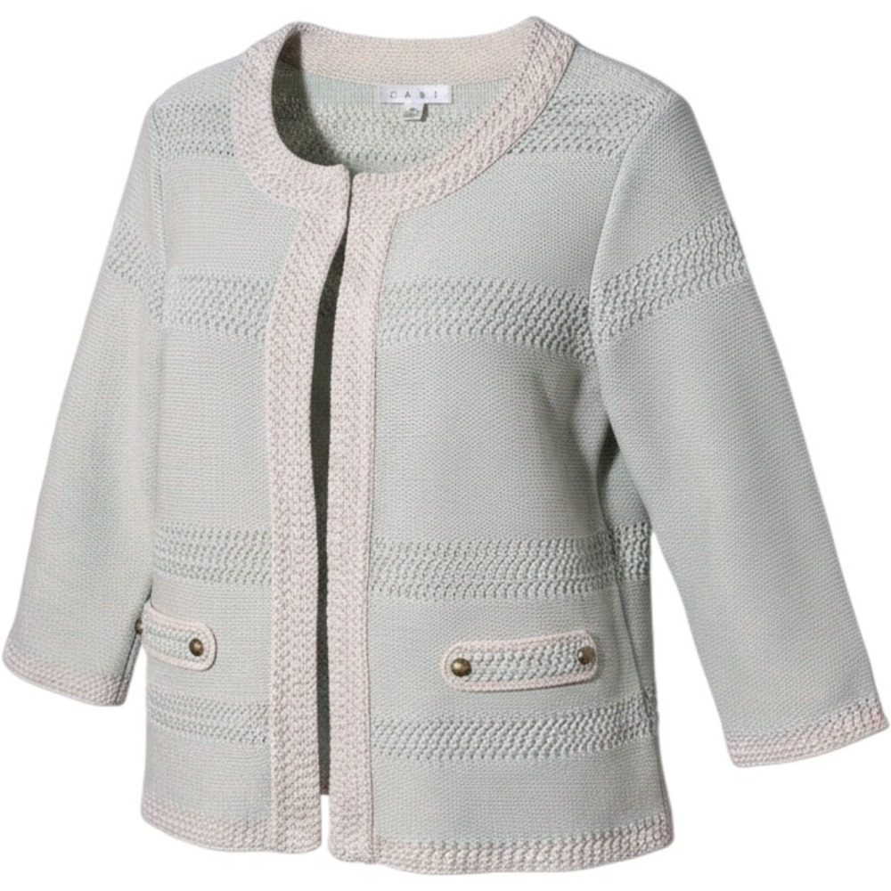 S Knit Seafoam Coastal Grandma Cottagecore Sea Glass Cardigan Soft‎ Girl Women